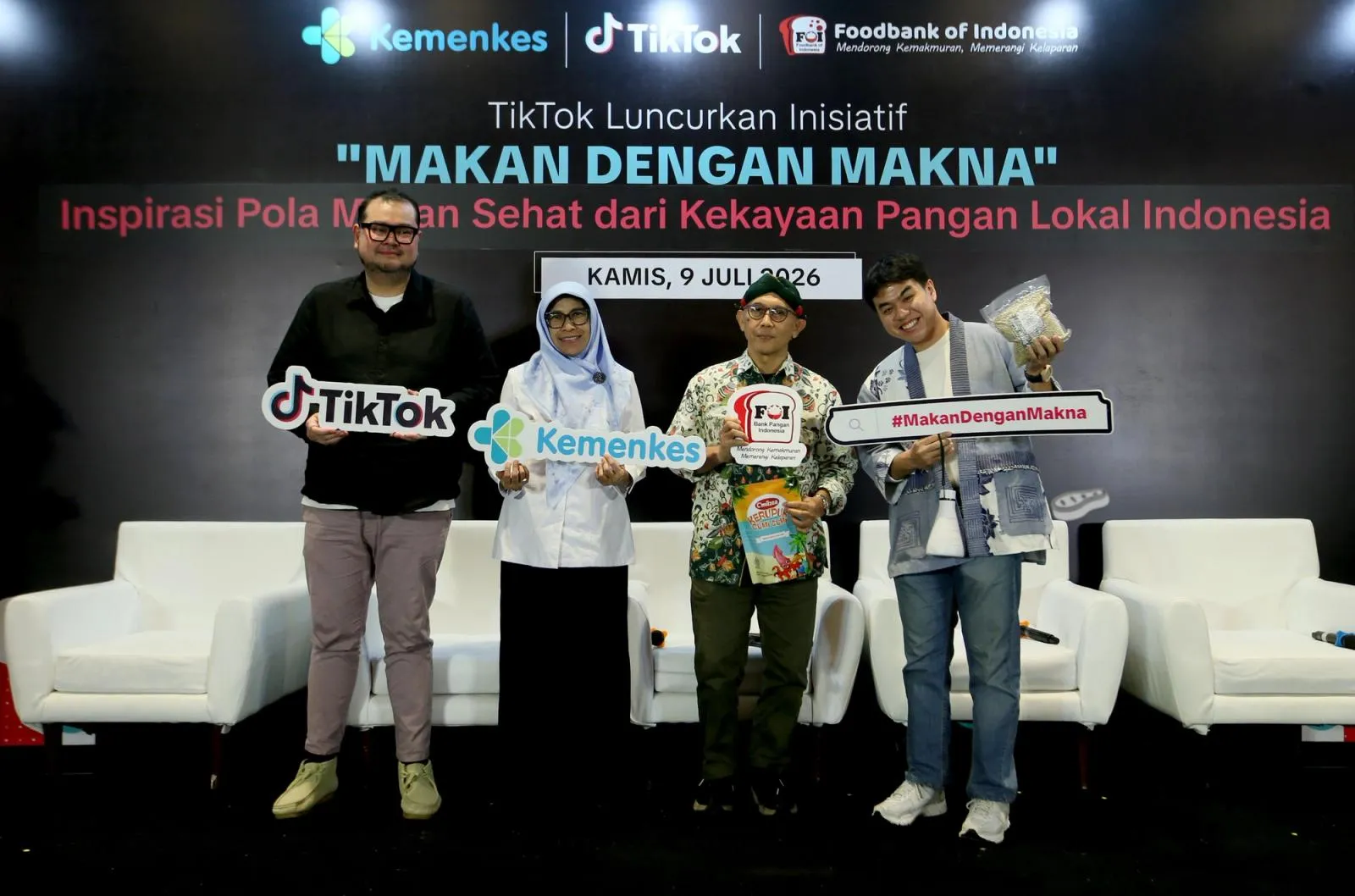 Partnership Tiktok dengan Foodbank of Indonesia dalam inisiatif "Makan Dengan Makna"