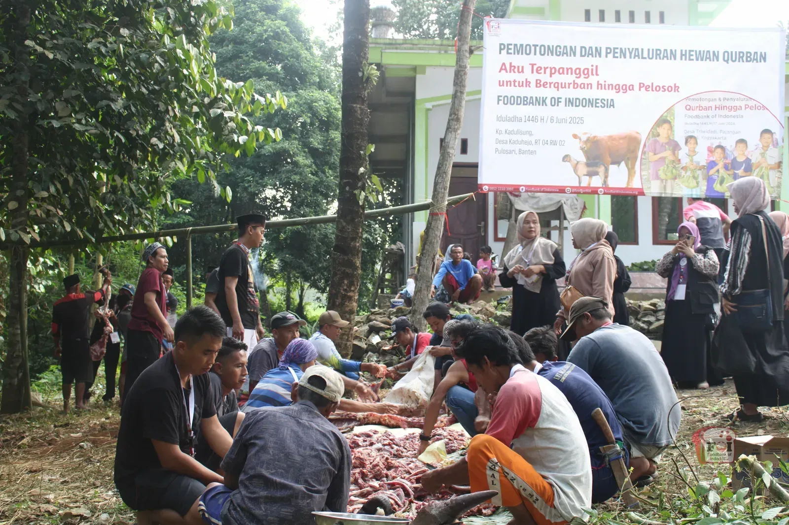 Dokumentasi program Qurban Hingga Pelosok