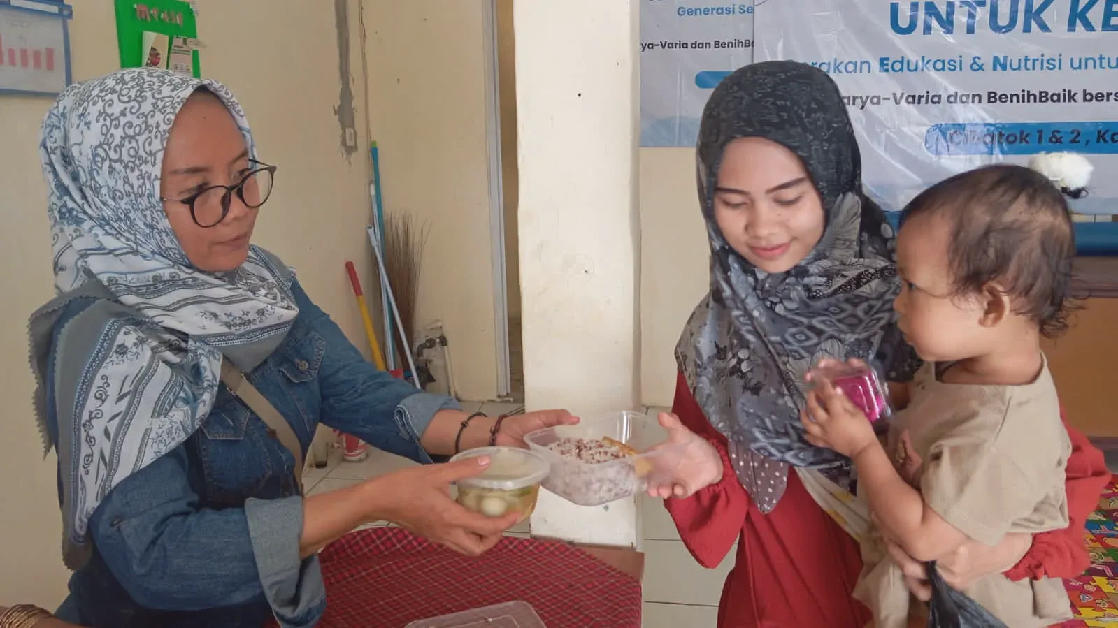 Dokumentasi program Sayap Dari Ibu